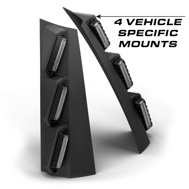 Feniex Quantum® 2.0 Pillar – Feu LED de signalisation – vue 3