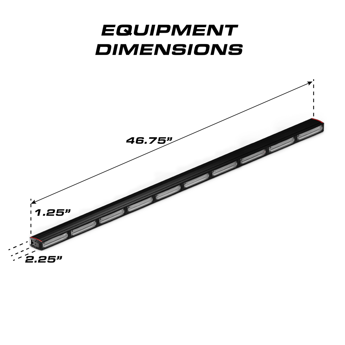 Feniex Quantum® 2.0 1000 – Barre LED de signalisation – vue 3