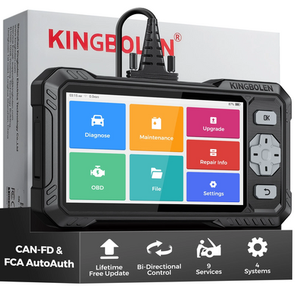 Valise diagnostic KINGBOLEN S608 – CAN FD, FCA SGW et mises à jour à vie – NOVADOMIO