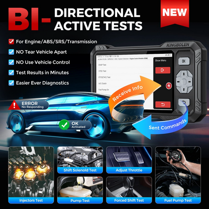 Valise diagnostic KINGBOLEN S608 – CAN FD, FCA SGW et mises à jour à vie – vue 6 – NOVADOMIO