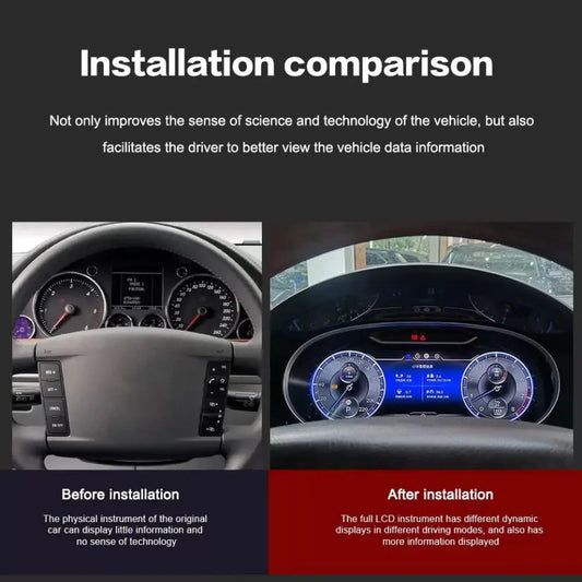 Virtual Cockpit Volkswagen Touareg 2003-2010 LCD 12,3″ – NOVADOMIO