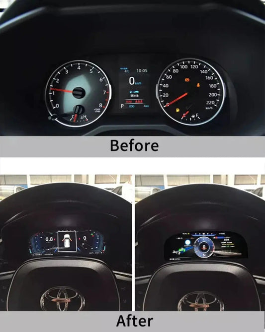 Virtual Cockpit Toyota RAV4 2019-2020 LCD 12,3″ – NOVADOMIO