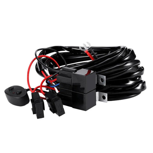 (1 Lead 14AWG pour bar in 300W) Barres LED Wiring Harness avec Fuse 40A Relay ON/Off Switch