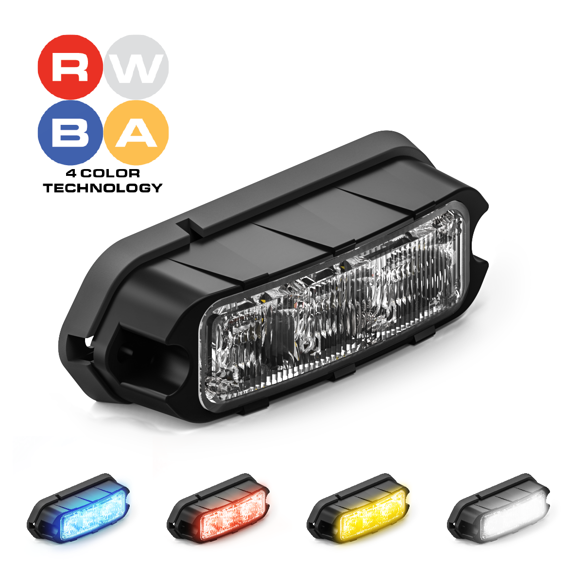 Feniex Quad® Q3 SM – Feu LED de signalisation – vue 2