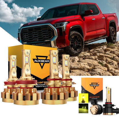 Kit d’ampoules LED feux de route/croisement F-16 Plus série CAN-bus intégré 14 000 lm pour Toyota Tundra 2007–2013 – vue 2