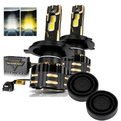 H4 Ampoules de phare LED 110W 25000LM GX Bi-Color série haute puissance et forte luminosité bicolore à commutation – 2
