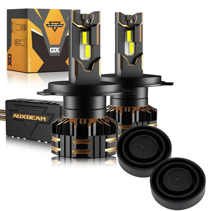 H4/9003 Ampoules de phare LED 120W 25000LM GX série Brightest 6500K blanc froid – 2 ampoules – vue 12 – NOVADOMIO