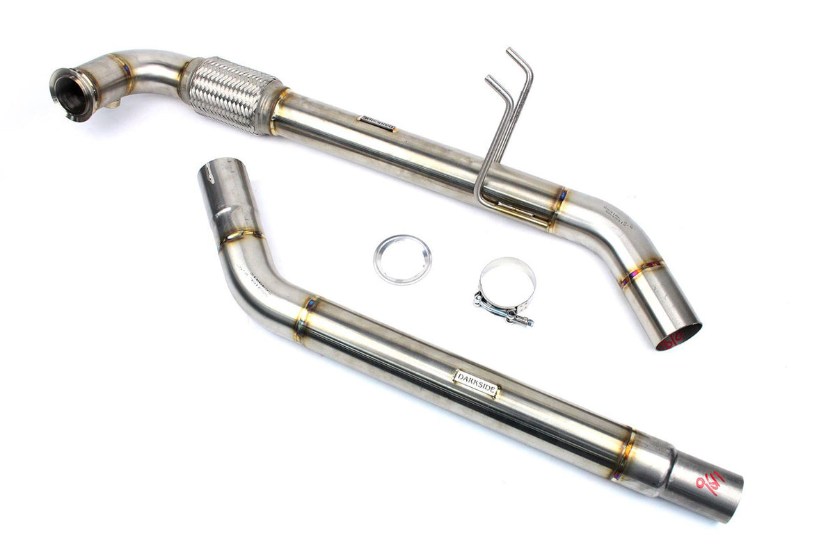Darkside 2.5 downpipe inox décatalyseur pour VW Transporter T5 2.5 TDI – Darkside Developments