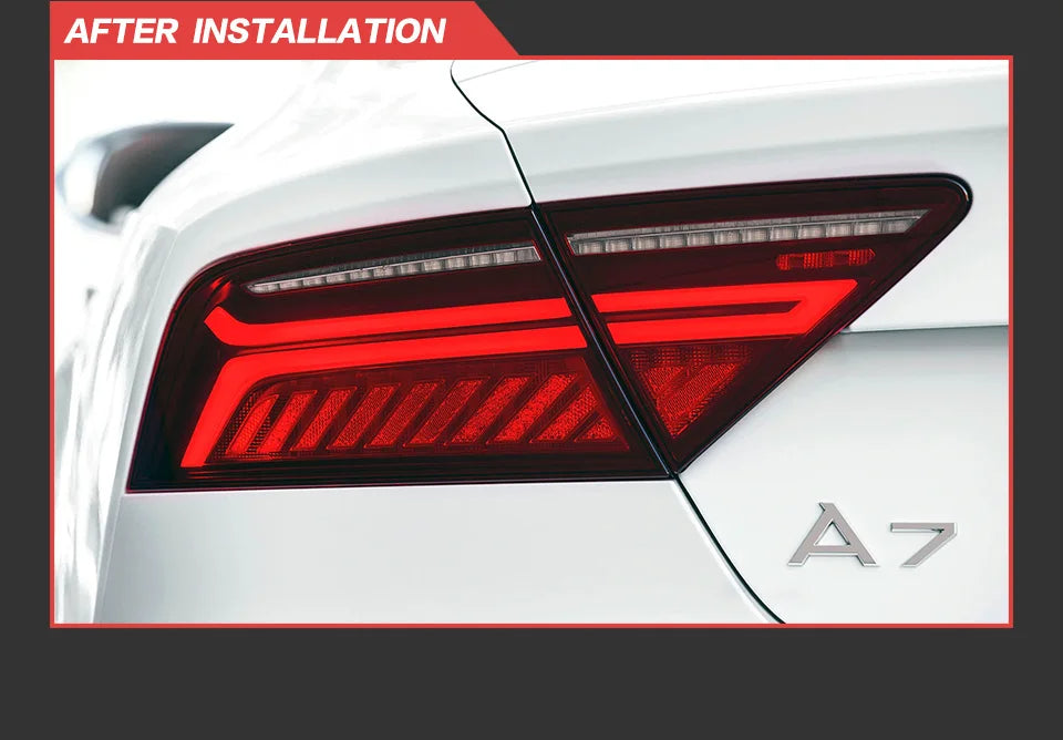 Feux arrière LED AKD pour Audi A7, S7 et RS7 2011–2018