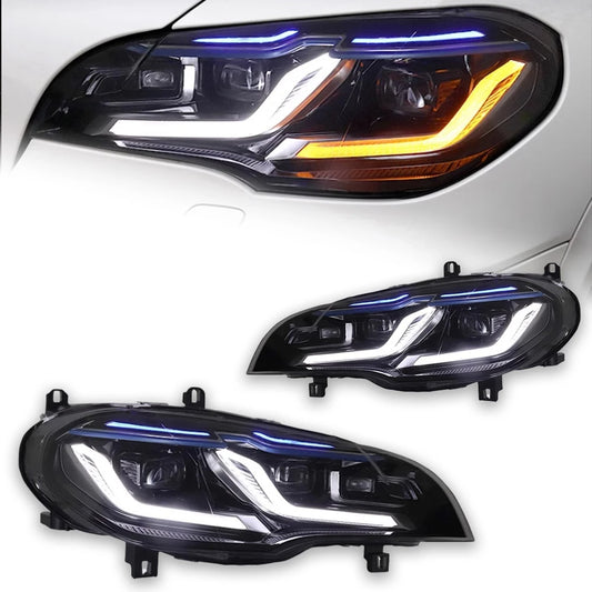Paire de phares LED AKD pour BMW X5 E70 2007–2013