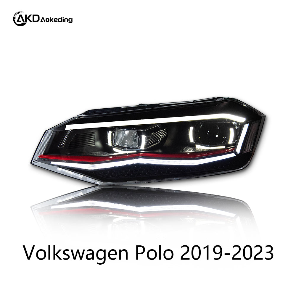Phares LED AKD Volkswagen Polo 2019–2023, paire