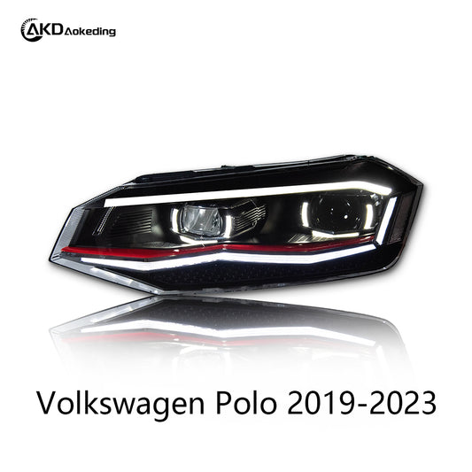Phares LED AKD Volkswagen Polo 2019–2023, paire