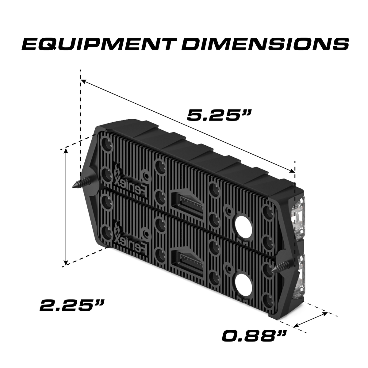 Feniex Q® Series Dual SM – Feu LED de signalisation – vue 4