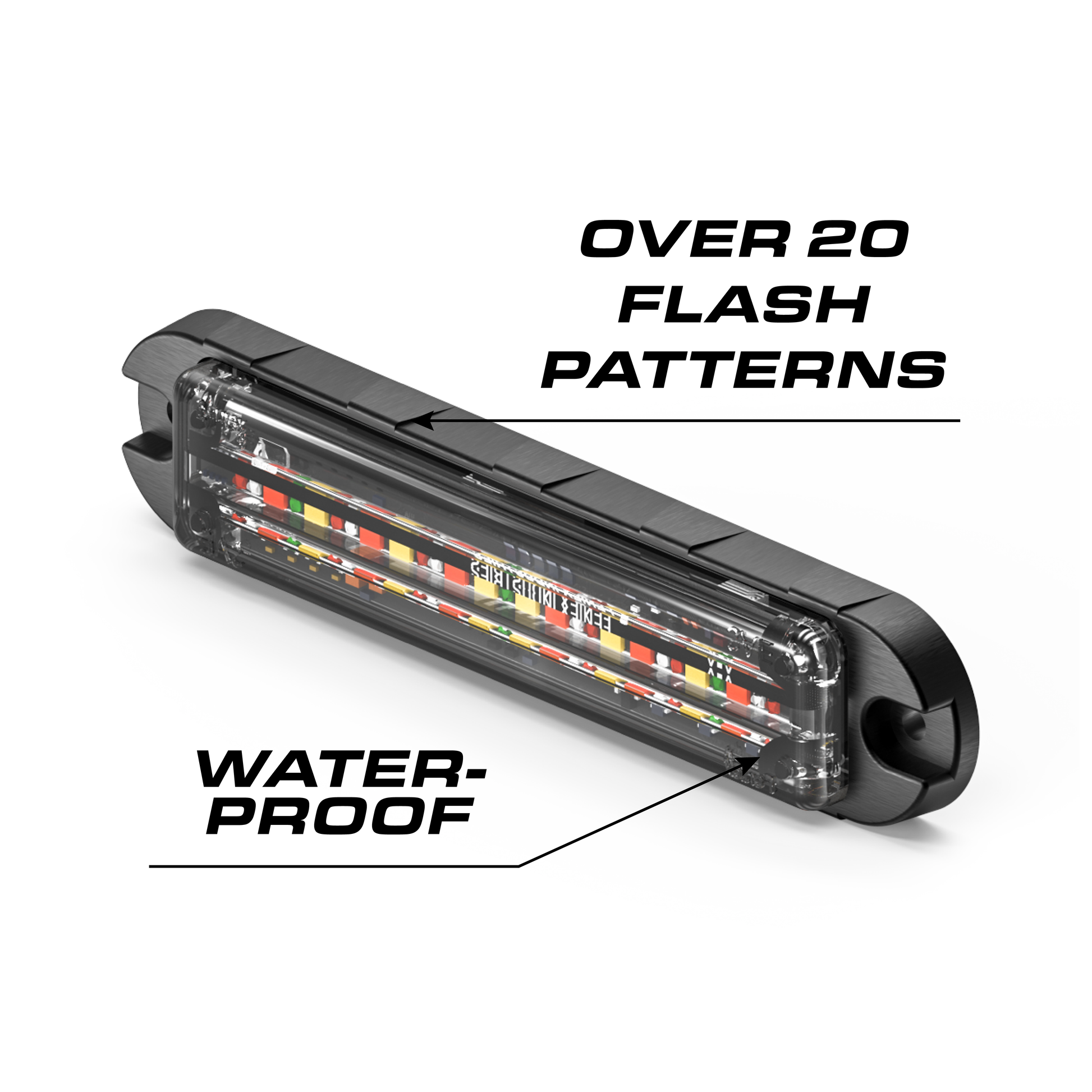 Feniex Q® Series Flat SM – Feu LED de signalisation – vue 5