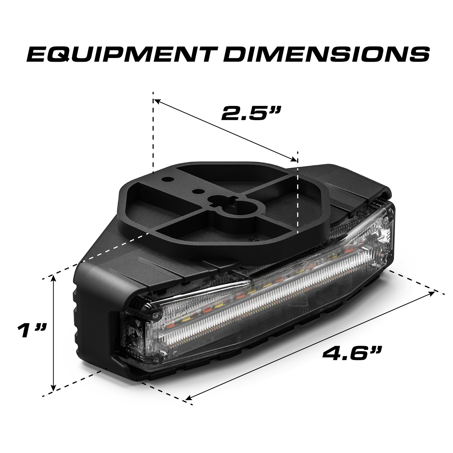 Feniex Q® Series Under Mirror – Feu LED de signalisation – vue 4