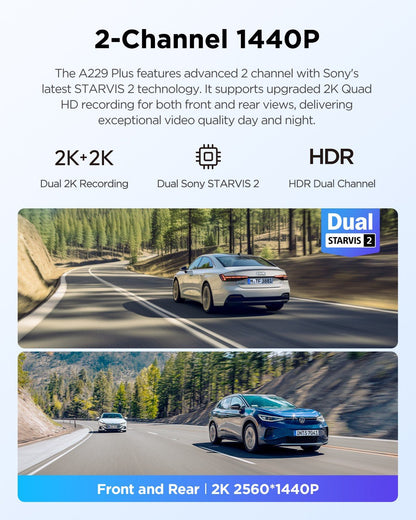 VIOFO A229 Plus 2CH – photo officielle supplémentaire