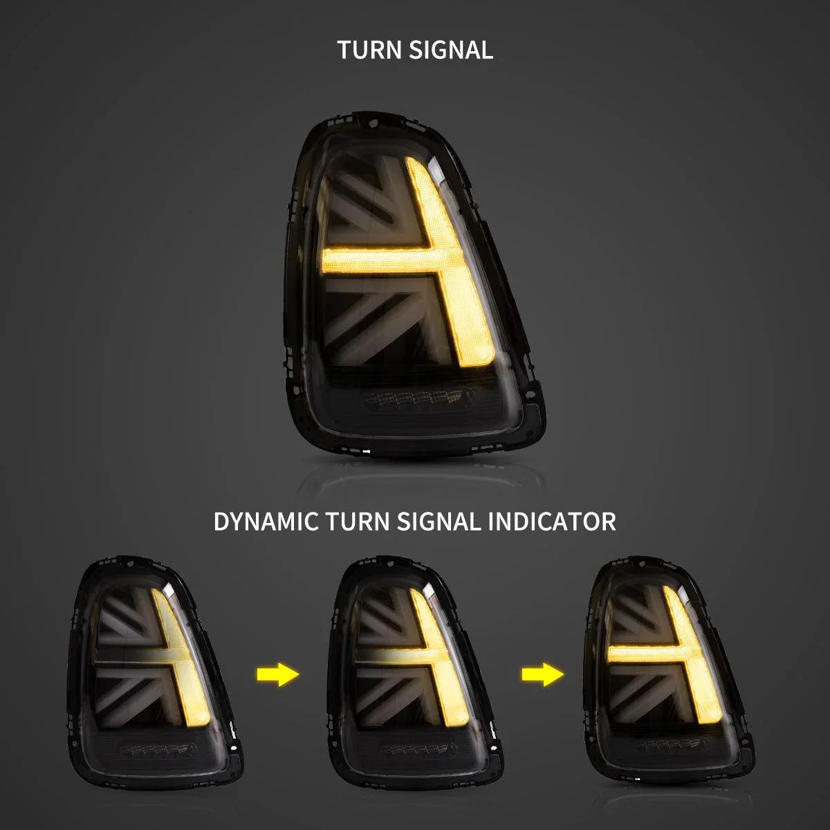 LED bloc de feux arrière avec orange Sequential clignotant pour 2007-2015 Mini R série 2th Gen (R56 R57 R58 R59） – vue 15