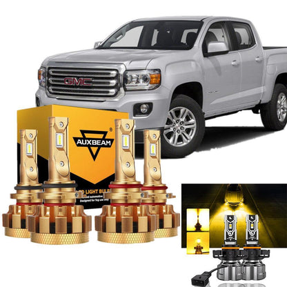 Kit d’ampoules LED feux de route/croisement F-16 Plus série CAN-bus intégré 14 000 lm pour GMC Canyon 2004–2008 – vue 16